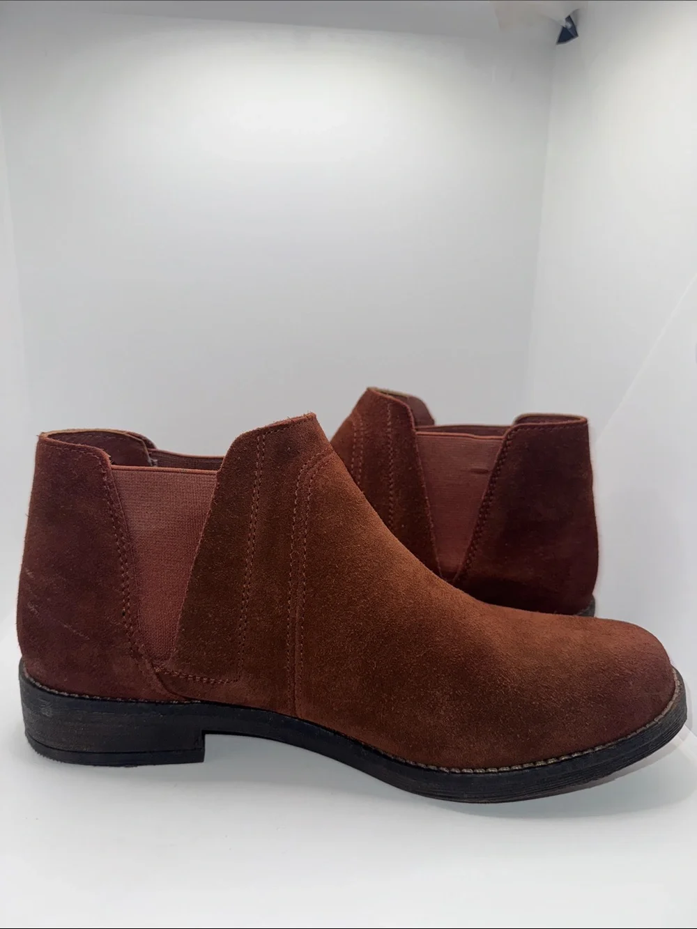 Clarks Demi Beat Brown Suede Ankle Boots Bootie Women’s 8